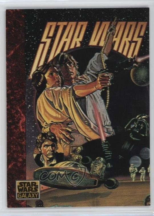 1993 Topps Star Wars Galaxy The Art of Star Wars Recapturing The Style #55 8d4