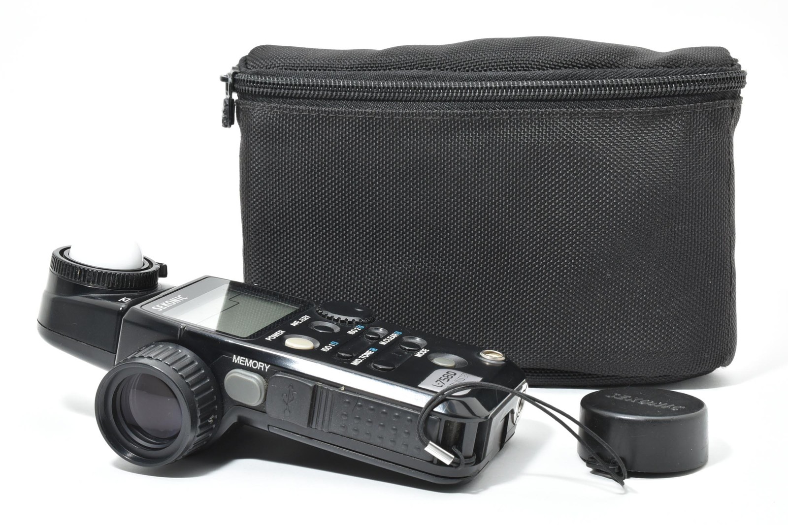 [ Near MINT ] SEKONIC L-758 D Digital Master Light Exposure Meter w/Case JAPAN