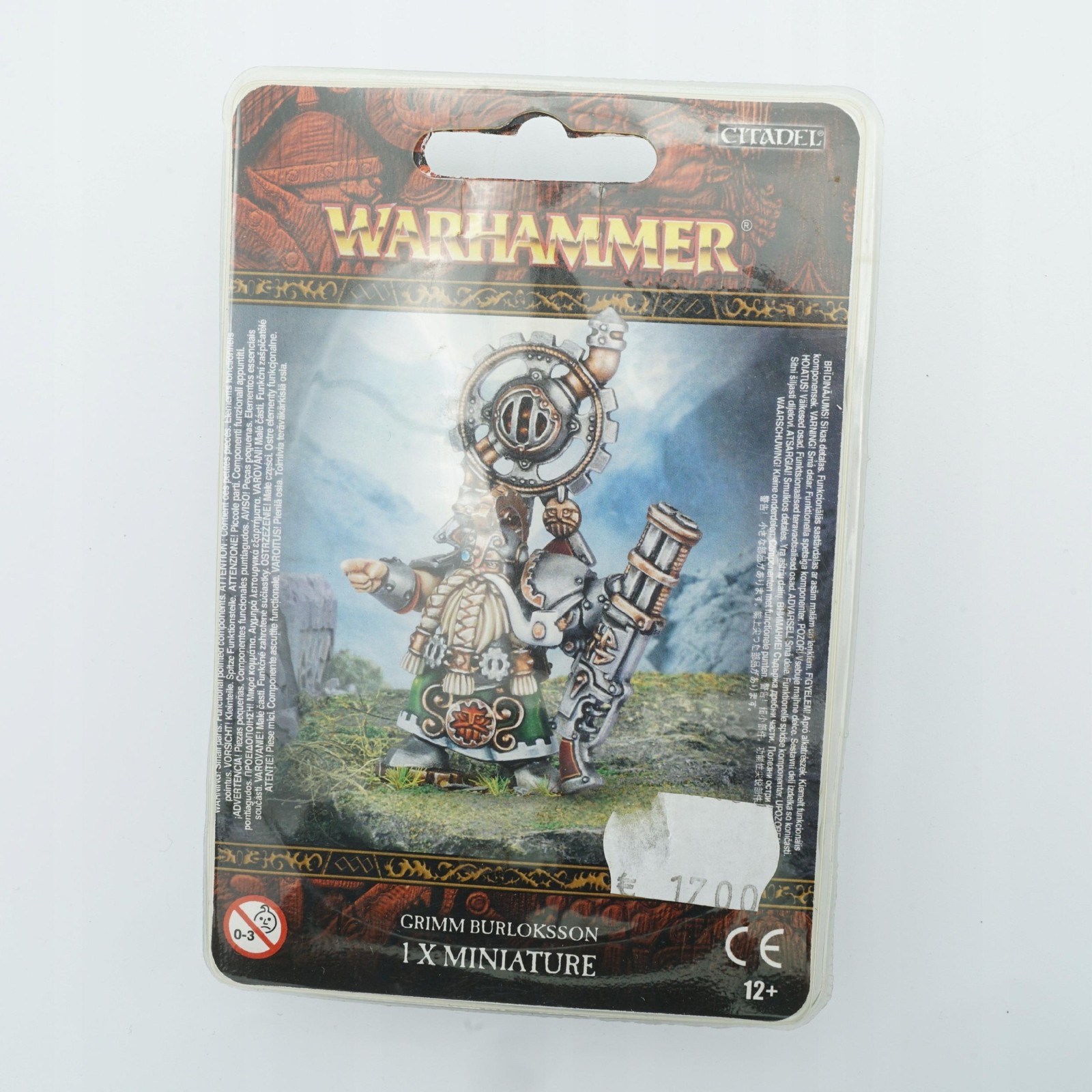 Warhammer Fantasy Battle Grimm Burloksson blister pack plastic miniature