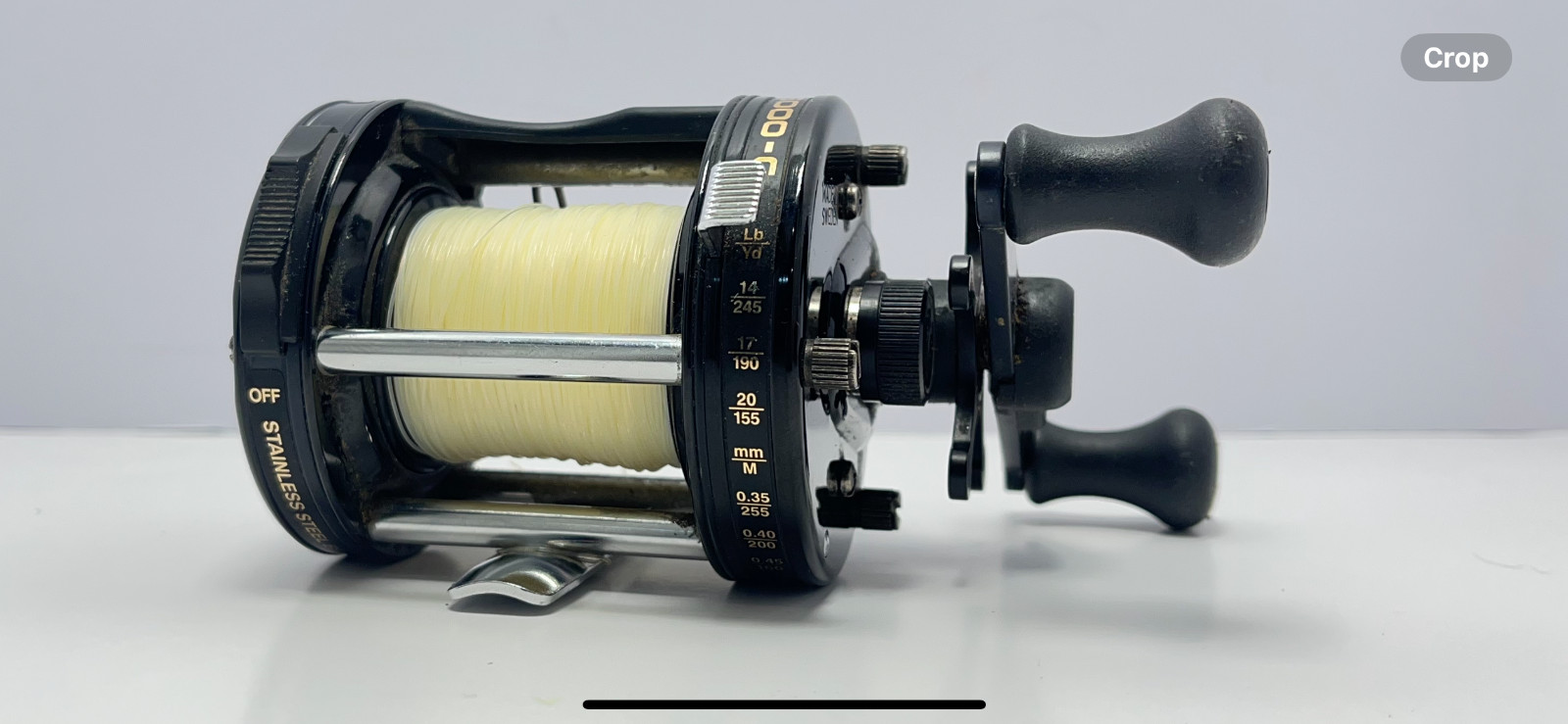 Vintage ABU Garcia AMBASSADEUR 6000 C- Bait Casting Fishing Reel Black Sweden