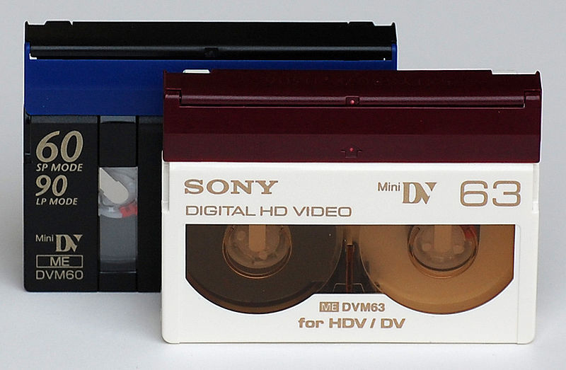NTSC HDV mini DV video tape transfer service to MP4 or DVD