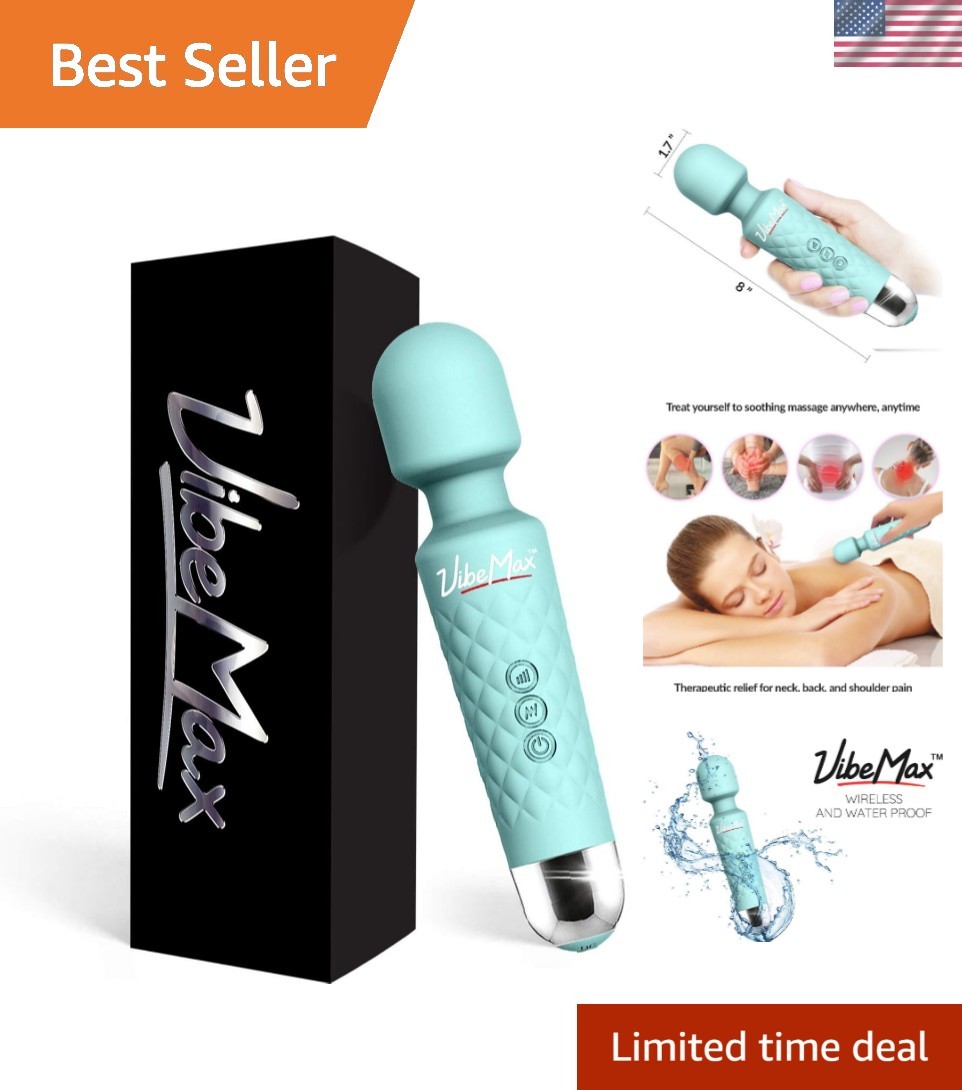 Rechargeable Personal Massager - Powerful Multi Speed Vibration - Whisper Qui...