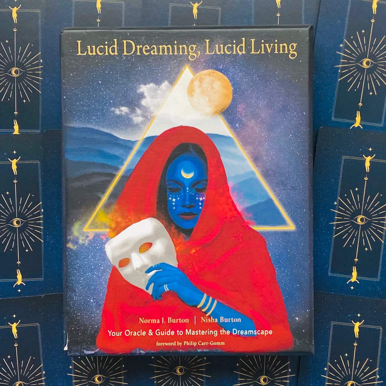 Lucid Dreaming Lucid Living Oracle Cards Deck Burton Esoteric Red Wheel