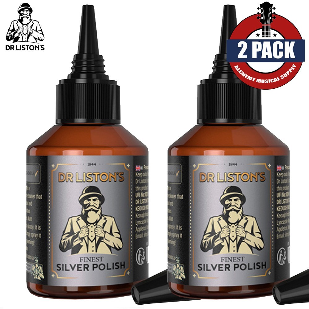 2-PACK Dr. Liston's Finest Silver Polish For Silver & Silver Plated Instruments