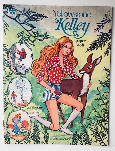 Vintage Whitman Barbie YELLOWSTONE KELLEY Paper Dolls 1975 Uncut/Unused