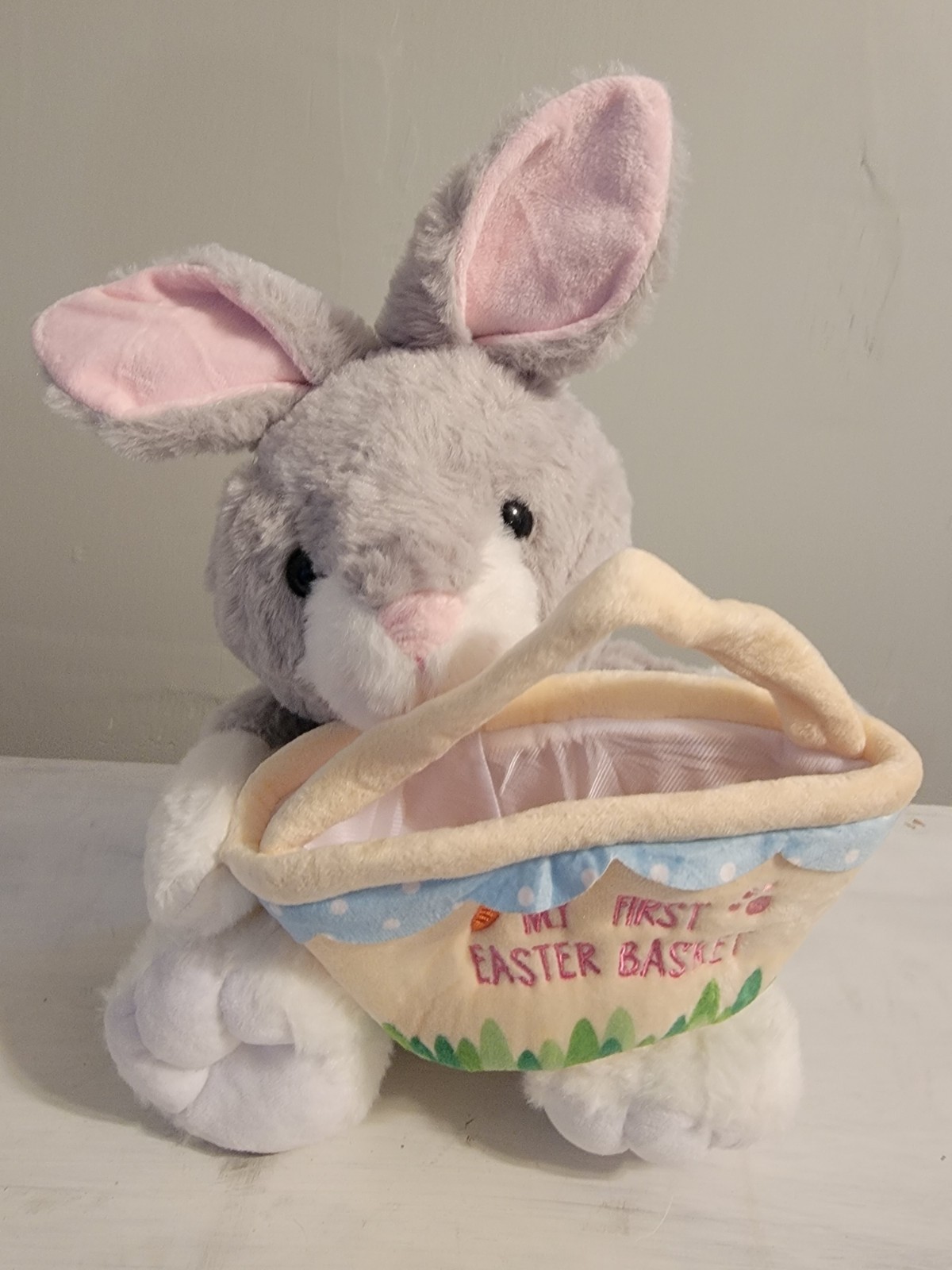 Easter Bunny with  Basket-  My First Easter Basket