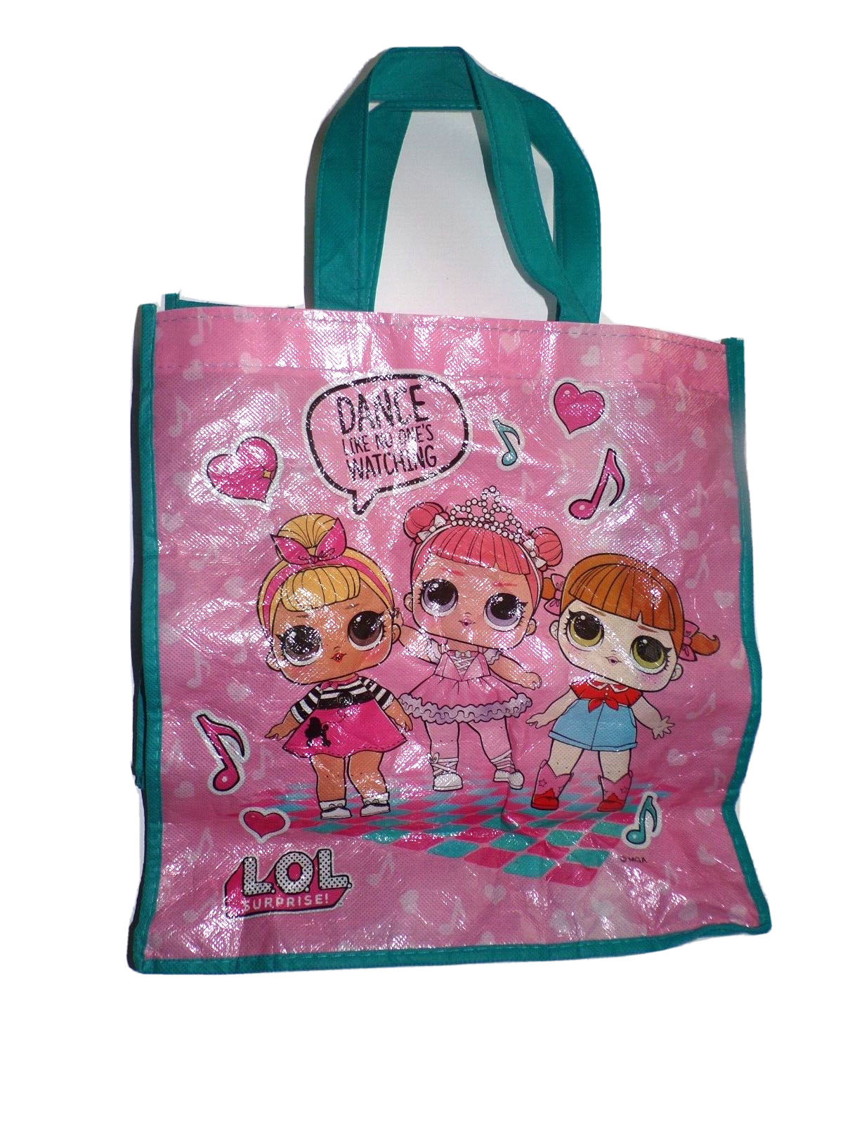 Reusable LOL 13x12x6.5 in Tote Shopping Bag Kids Toy Beach R2TB