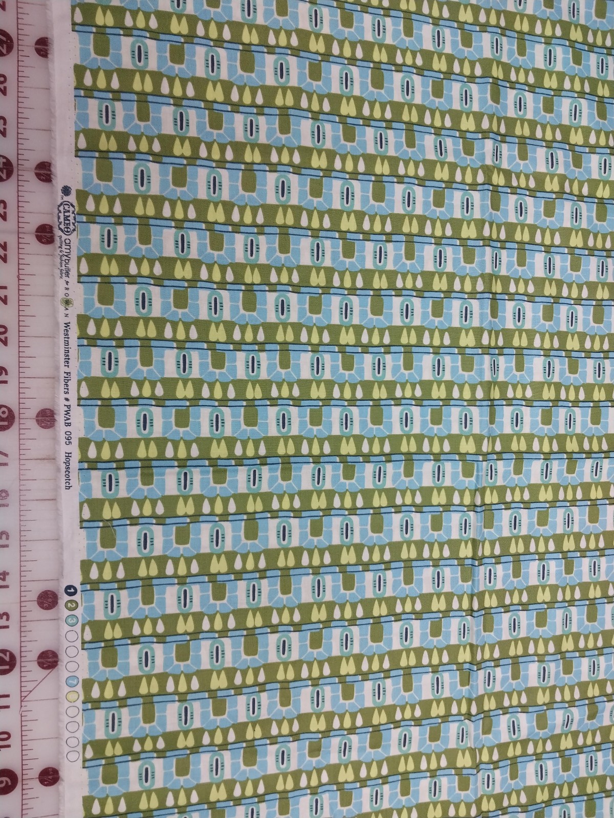 OOP Amy Butler Cameo Hopscotch Rowan Westminster Cotton Fabric 7/8 Yard PWAB95