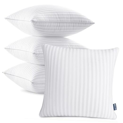  20x20 Pillow Inserts, Firm and Fluffy Decorative Throw Pillows 20x20 Inch 4