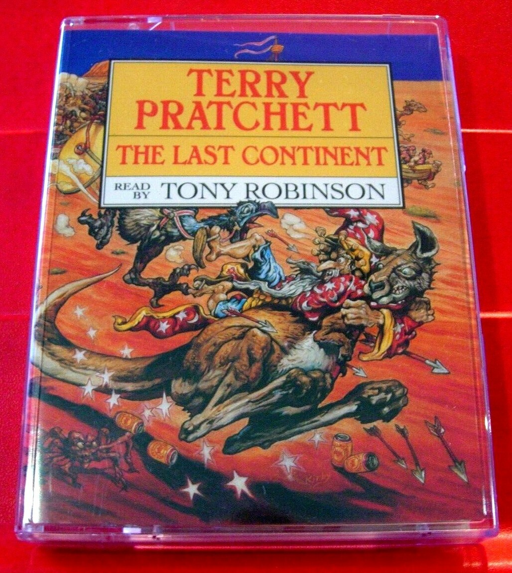 Terry Pratchett The Last Continent Discworld 2-Tape Audio Tony Robinson Fantasy