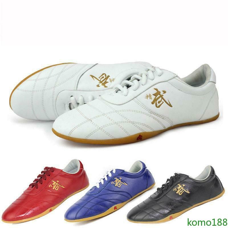 Martial Art Karate Taekwondo Shoe Kung Fu Leather Shoes Tai Chi Training shoes 