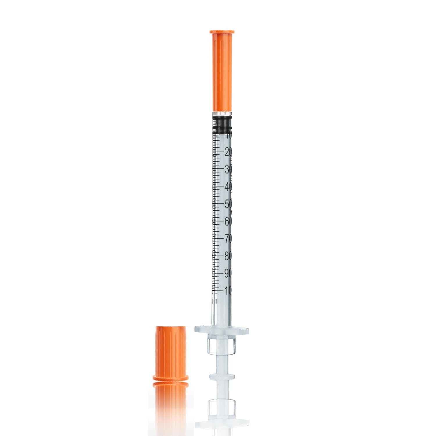 1ml Syringes 30G 7mm Box of 100 12.7mm