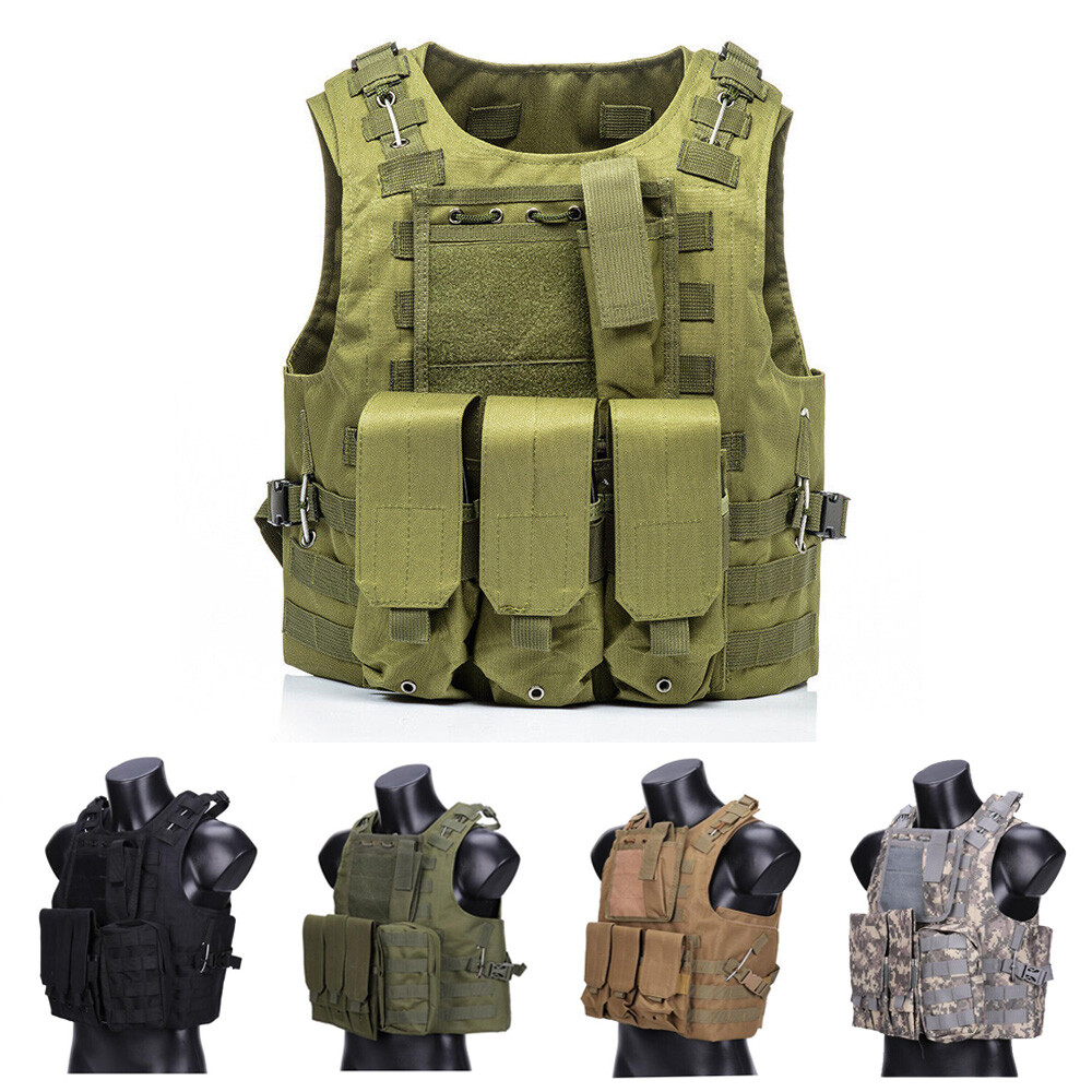 Tactical Vest Outdoor Tactical Air Gun Vest Men's Military Adjustable Vest USA