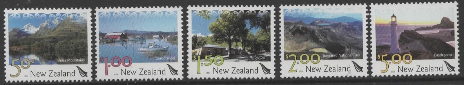 NEW ZEALAND SG2601/12610 2003 LANDSCAPES 2023 ONLY MNH