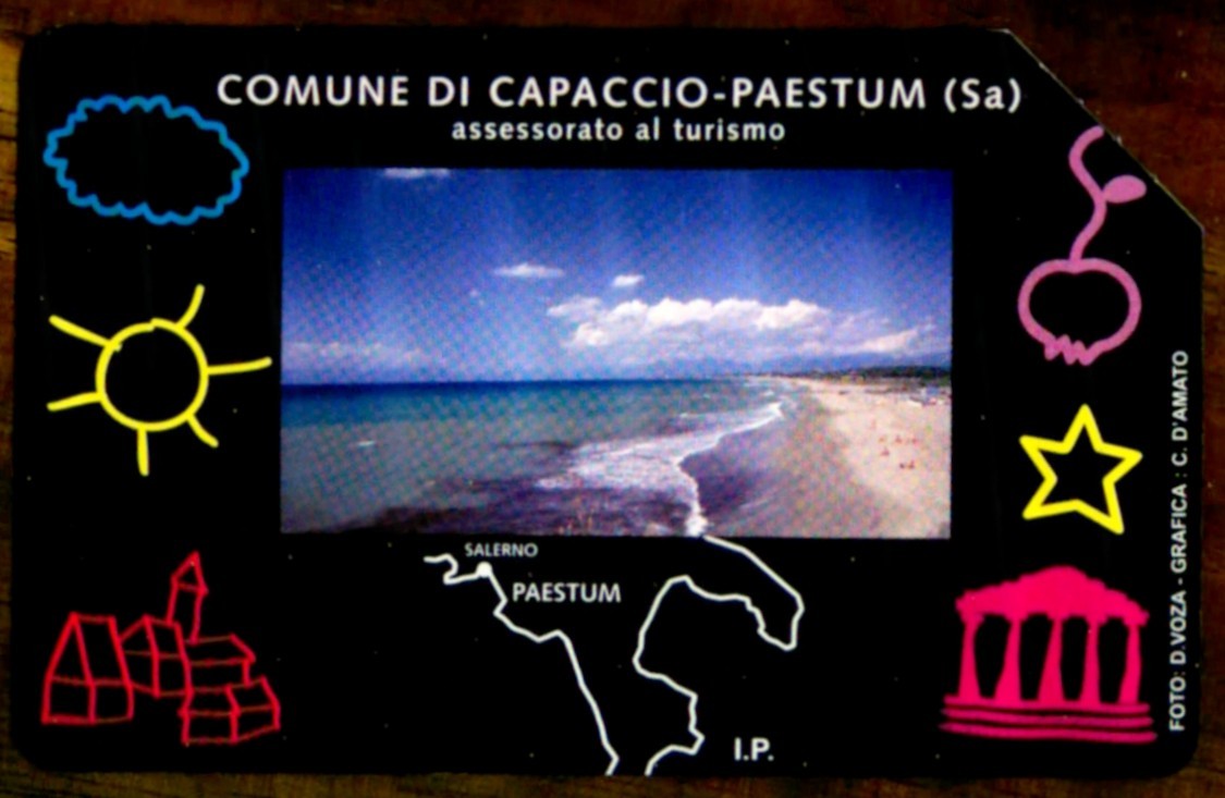 G 1065 C&C 3135 Used Telephone Card Municipality Of Capaccio - Paestum