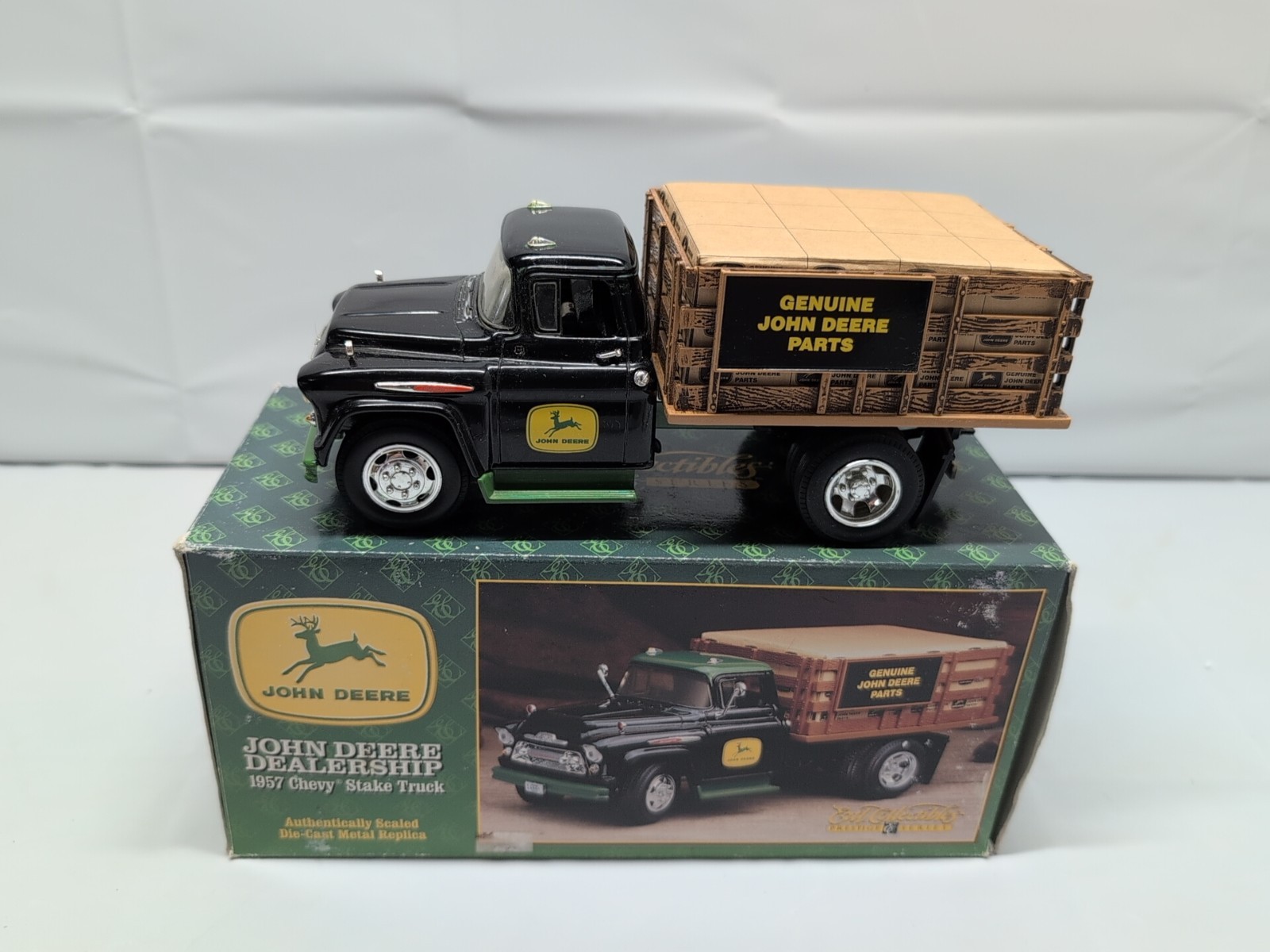 ERTL Collectibles JOHN DEERE DEALERSHIP 1957 CHEVY STAKE Truck with Box #5049CO