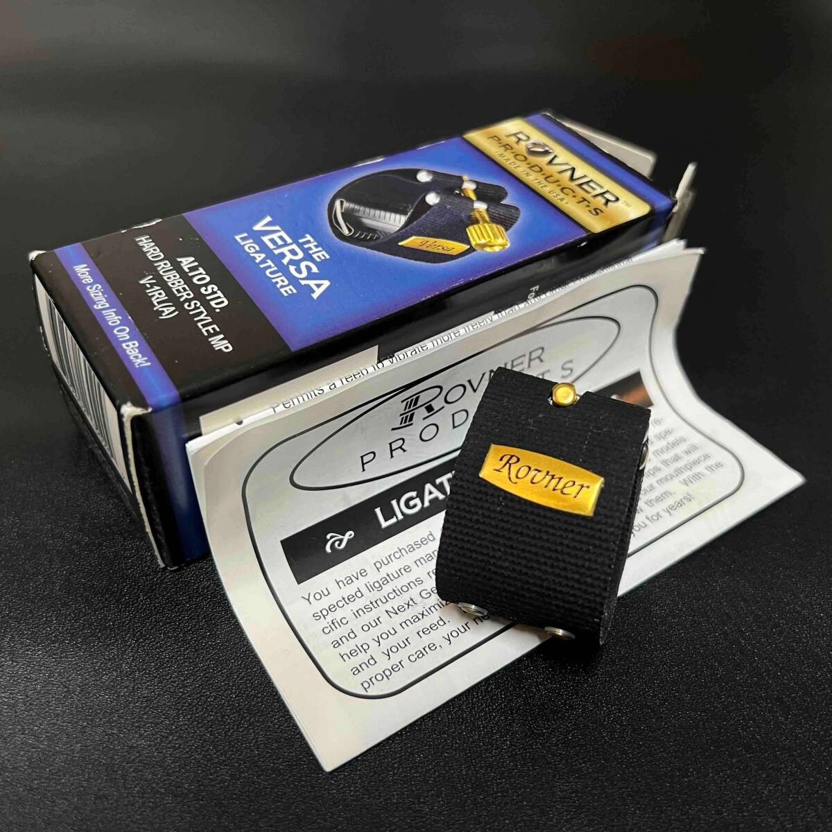 Rovner / Rovner V-1RL (for rubber) Alto saxophone ligature used item