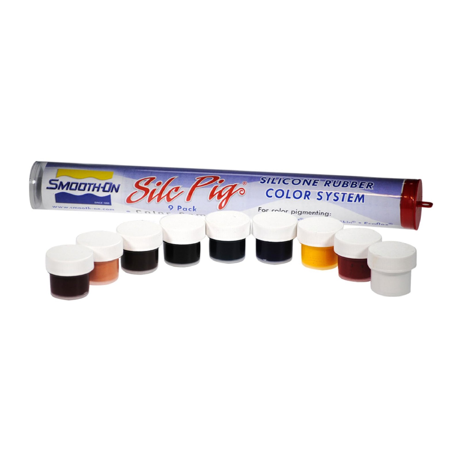 Silc Pig™ Color Pigments for Silicone, 9-Pack Sampler
