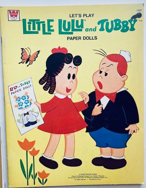 Vintage Whitman LITTLE LULU & TUBBY Paper Dolls 1974 Unused/Uncut/Nice!