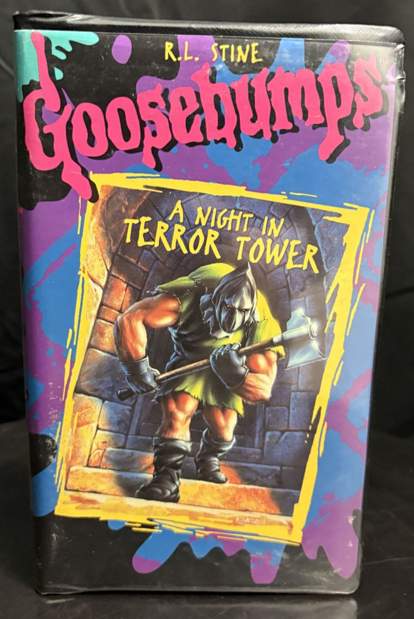 Goosebumps: A Night In Terror Tower (1996) - 20th Century Fox VHS Clamshell Tape