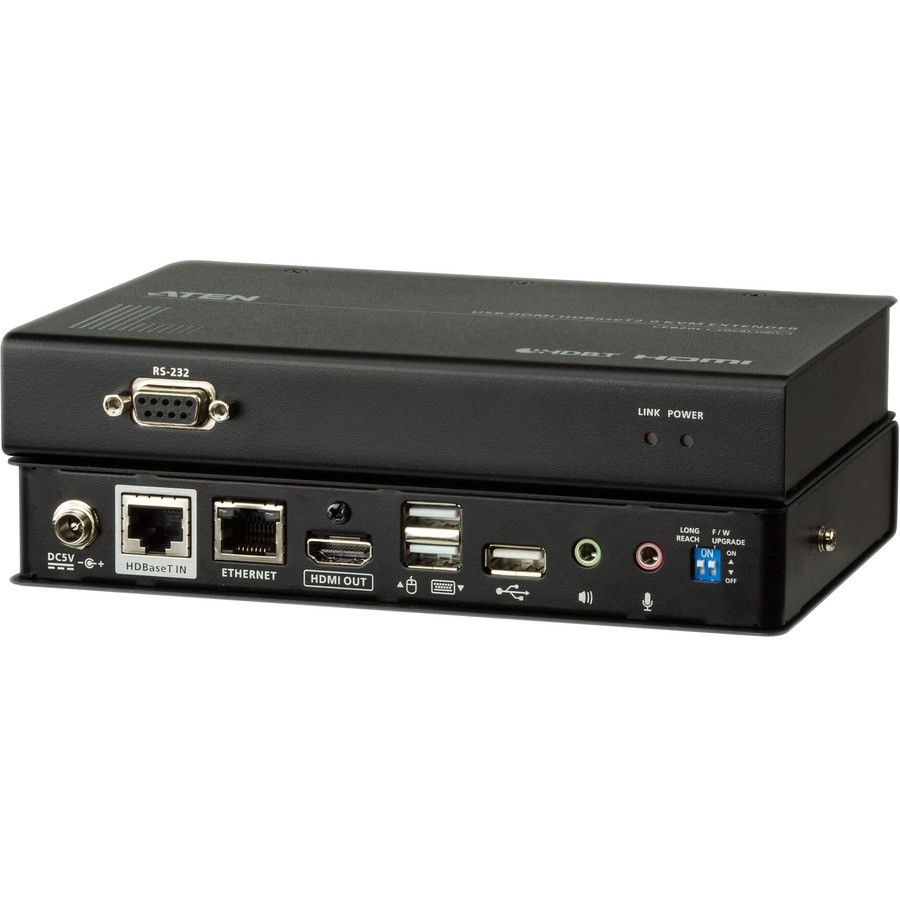 Aten USB HDMI HDBaseT 2.0 KVM Extender (4K@100 m) - 492.13ft Range