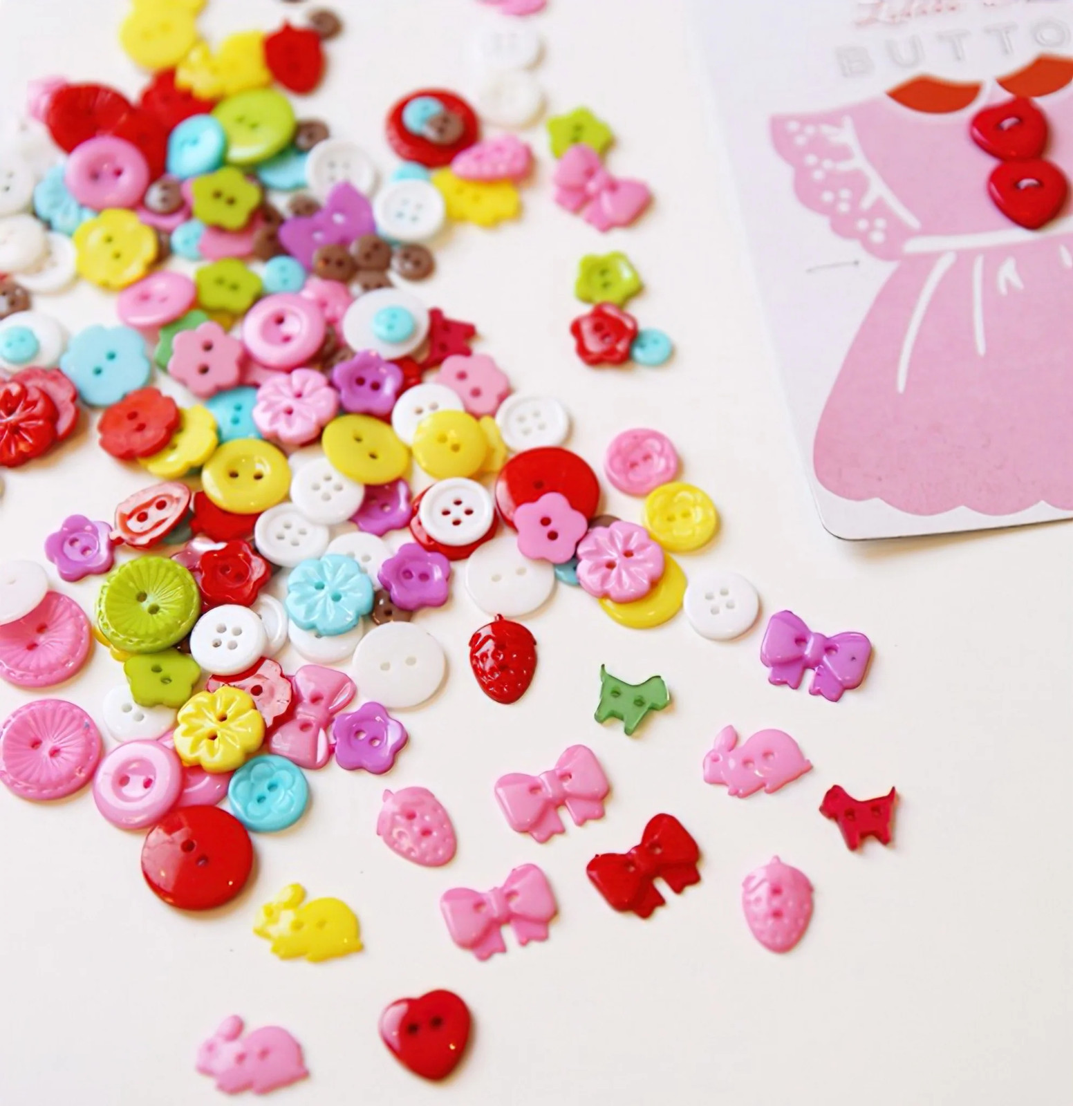 Little Dolly Dress Buttons by Elsa Lutz