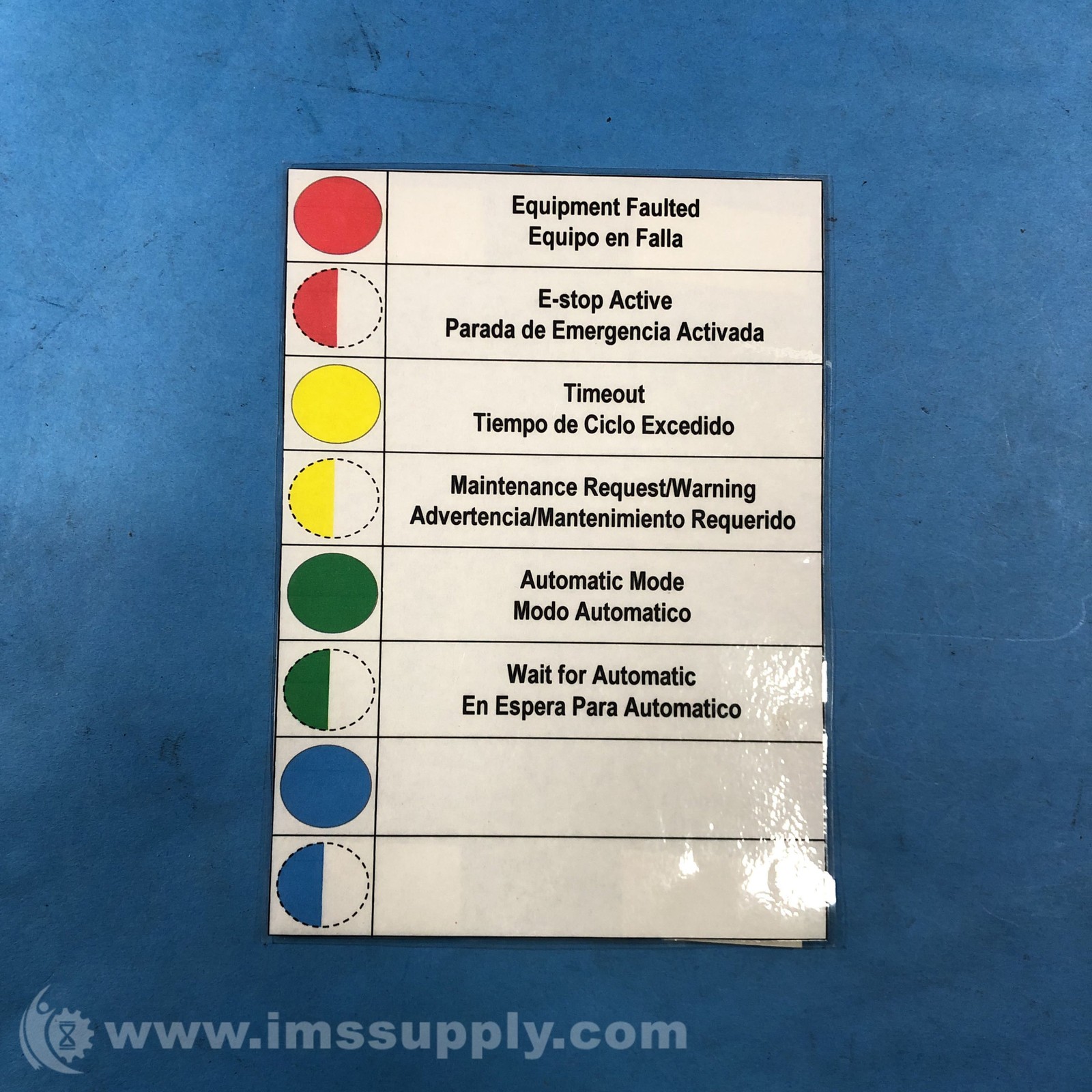 Color Indicator Label Sheet 7171