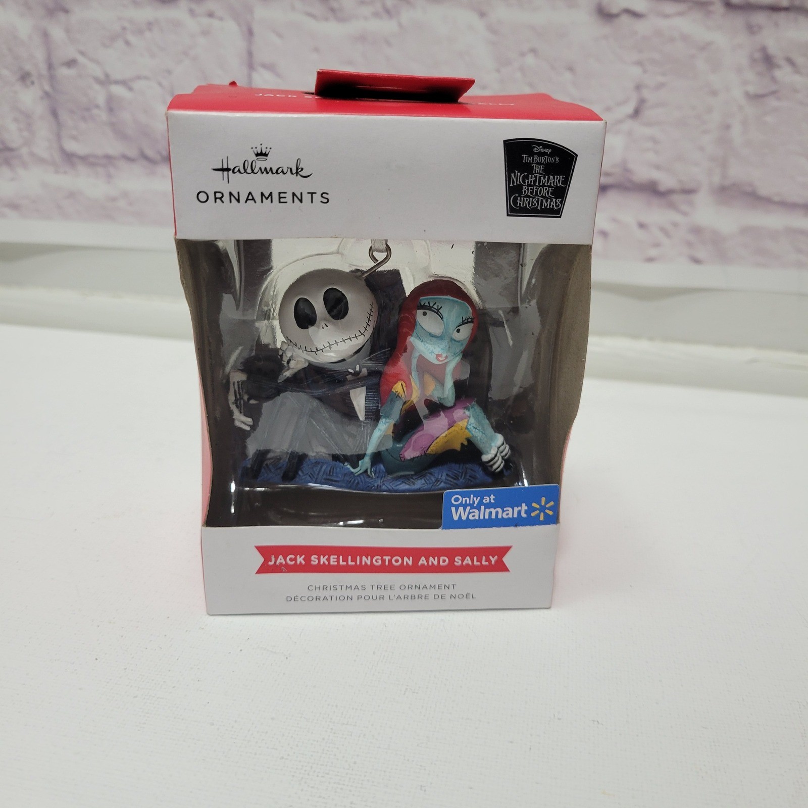 NEW Hallmark Nightmare Before Christmas Jack Skellington Sally Holiday Ornament
