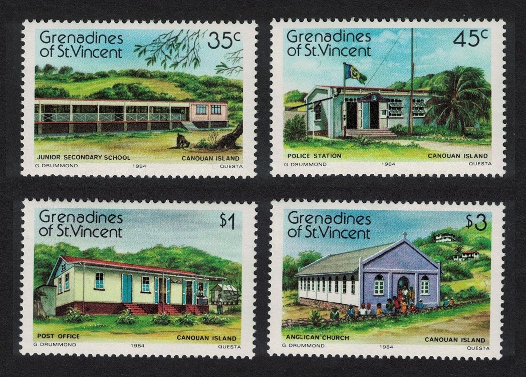 St. Vincent Gren Canouan Island 4v 1984 MNH SG#307-310