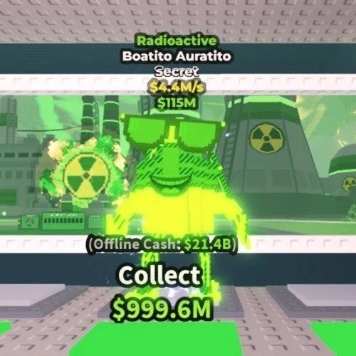 Brainrot • Secret • Boatito Auratito (Radioactive ☢️ )