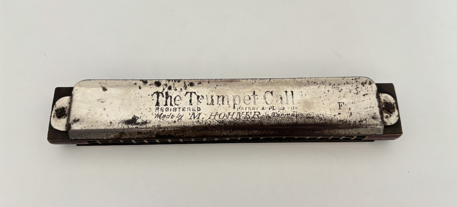 Vintage M. Hohner The Trumpet Call Harmonica Germany RARE 7.5"