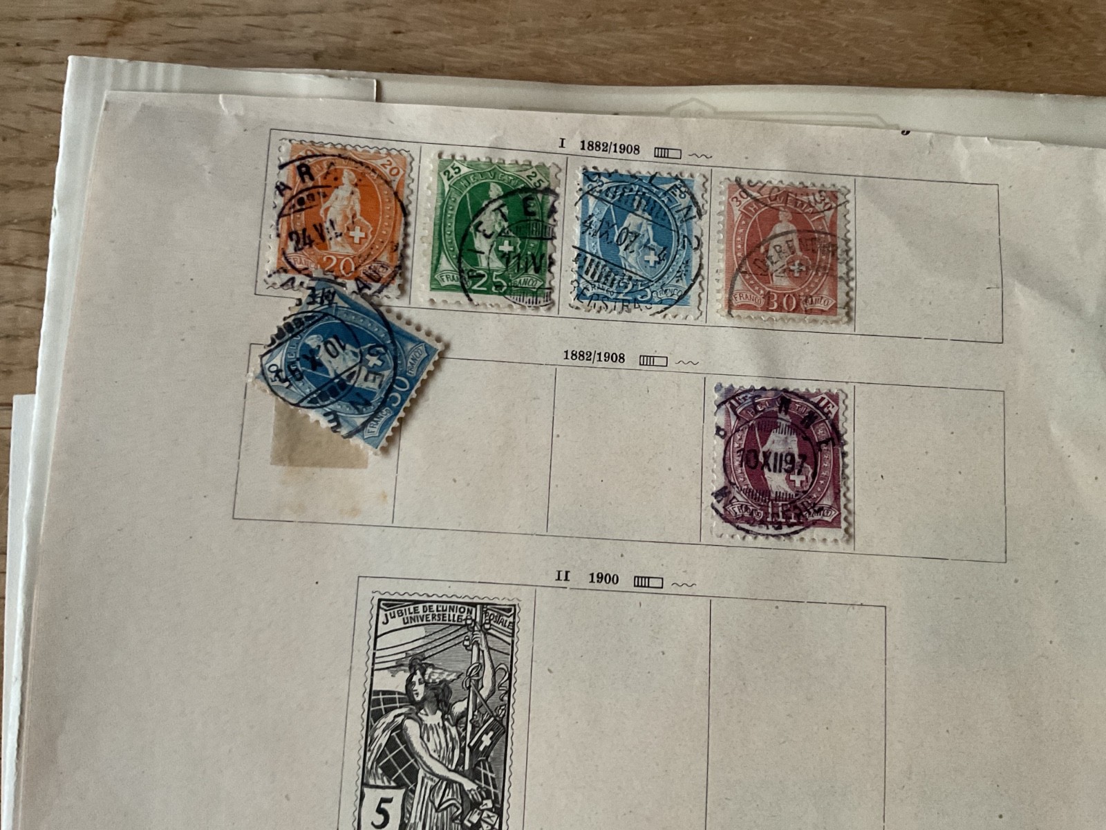 Switzerland mounted mint or used on stamps pages B3431