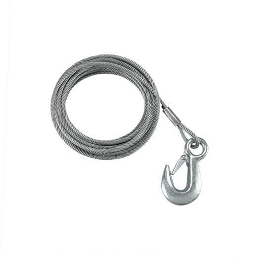 Fulton WC325 0100 Galvanized Steel Boat Winch Cable with 3/16 Inch x 25 Foot