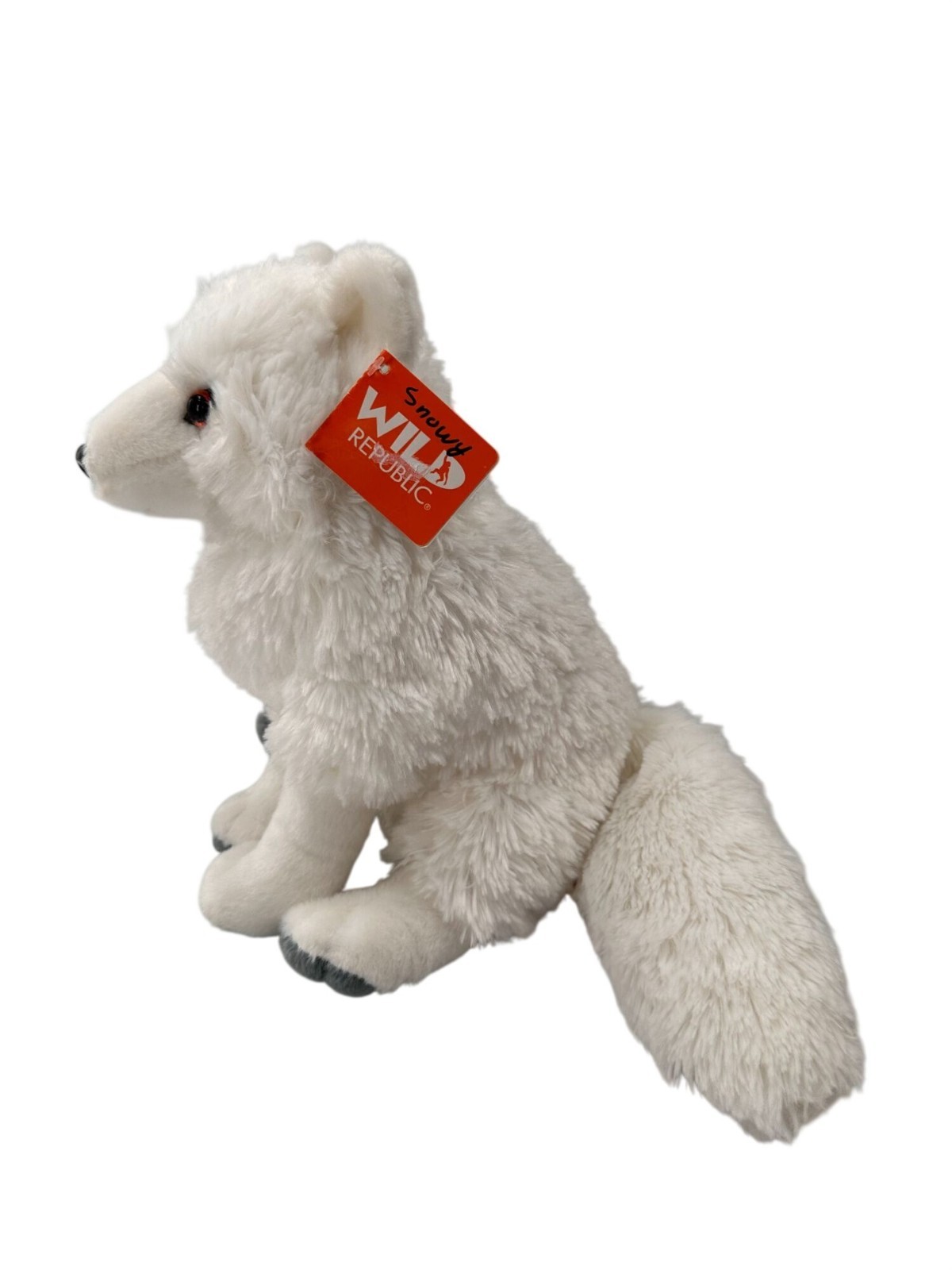 Wild Republic Arctic Fox Plush Toy 12" Cuddly Stuffed Animal Christmas Realistic
