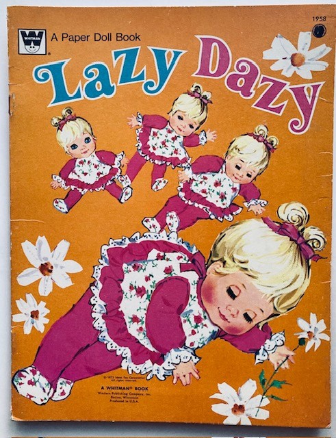 Vintage Whitman/Ideal Toy LAZY DAZY Paper Dolls 1973 Uncut/Unused