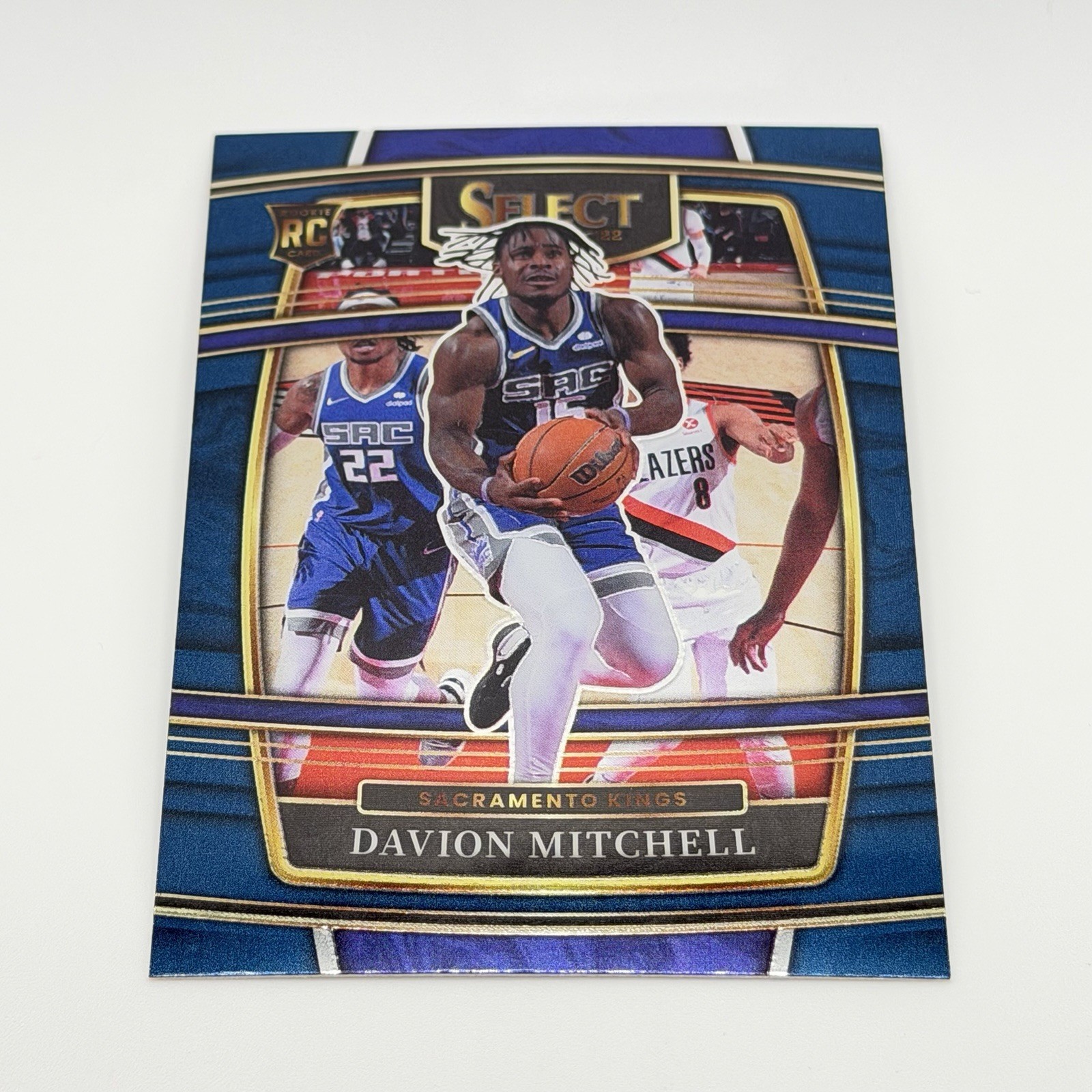 Davion Mitchell 2021-22 Panini Select #23 Concourse Retail Blue Kings Rookie RC