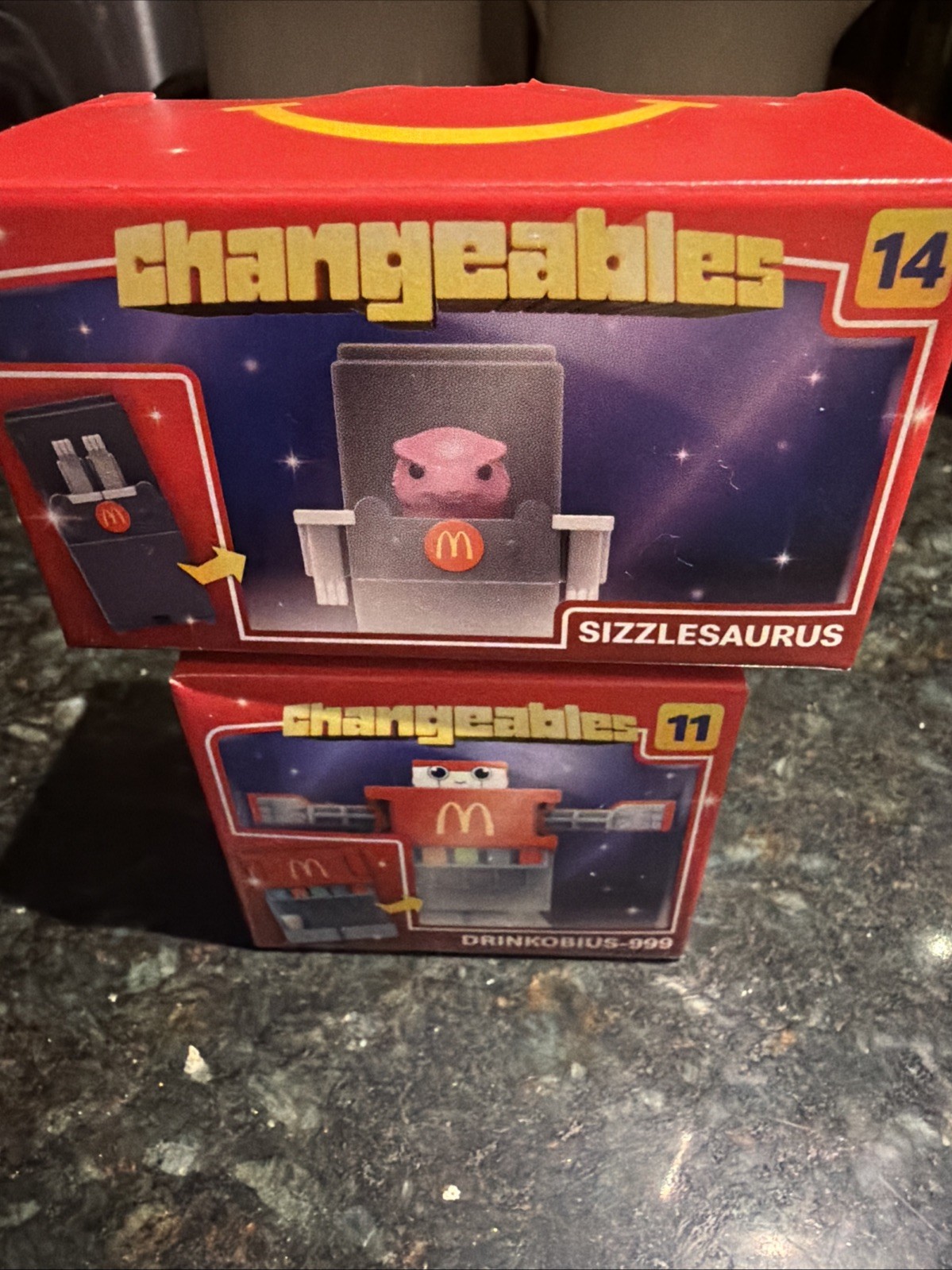 NEW Lot Of 2 McDonald's Changeables 2026 #11 #14 Happy Meal Toys