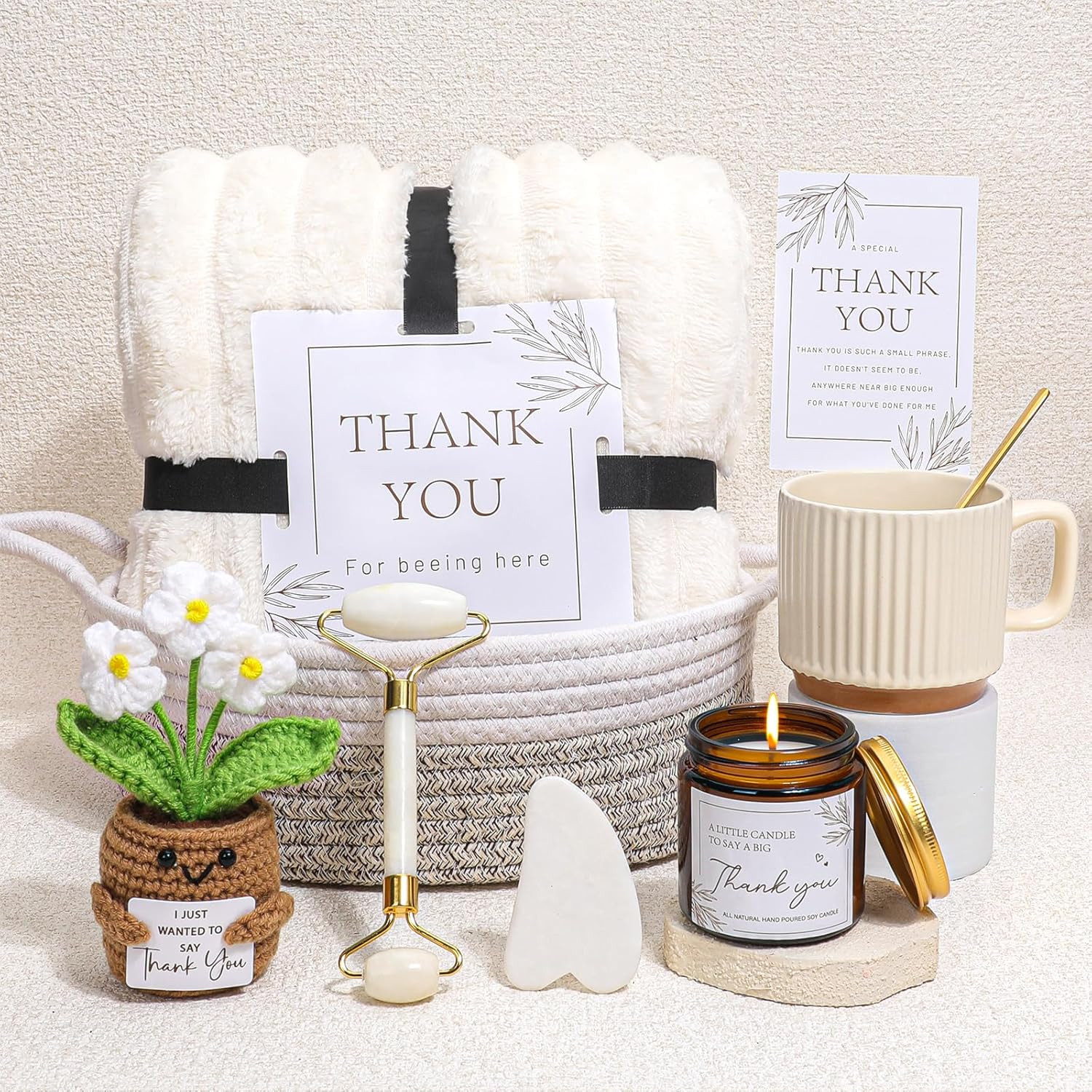 Thank You Gift for Women | 9 PCS Self Care Gifts | Appreciation Gift Basket for 