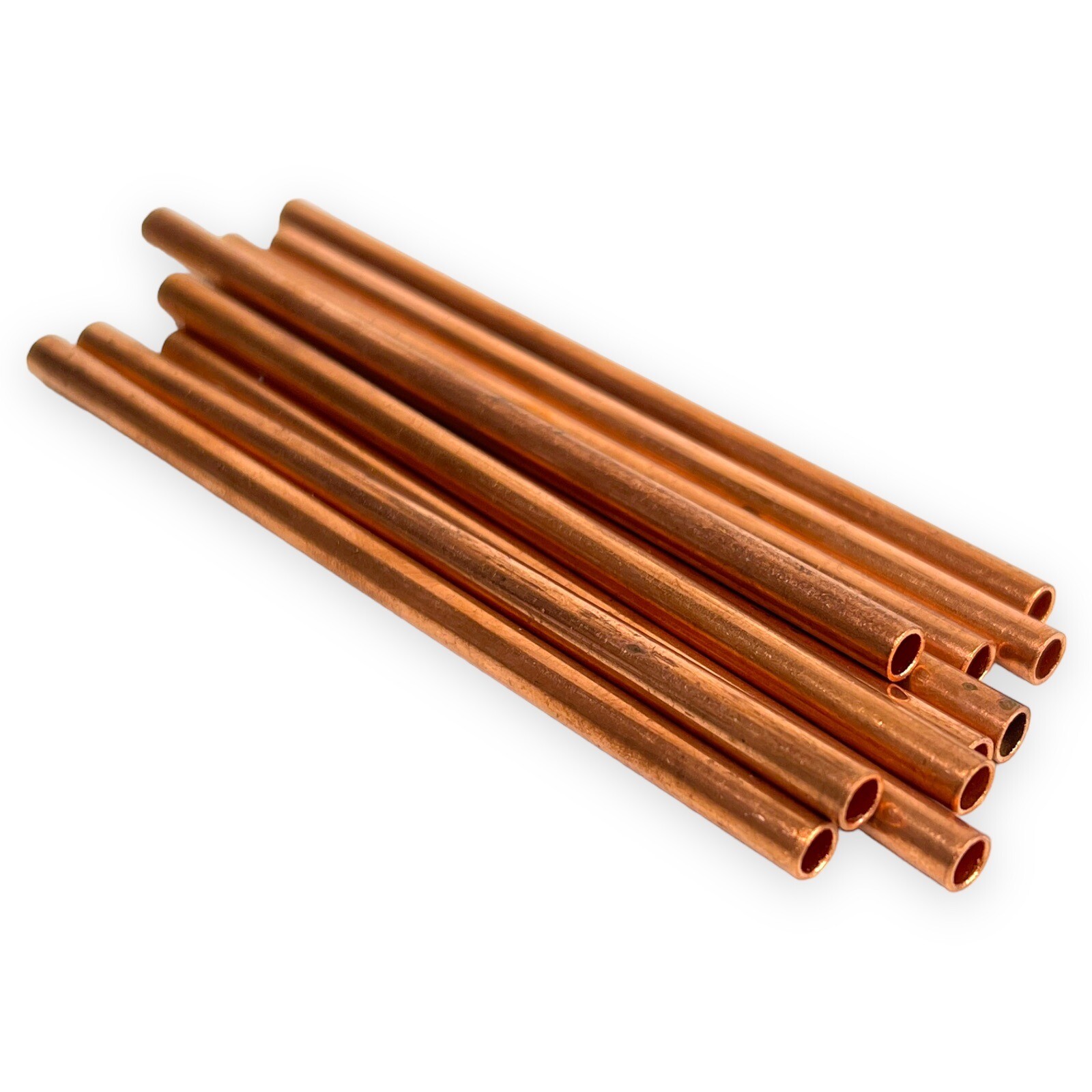 10X Copper Pipe AD Ø 4.8Mm ID Ø 3.8Mm L 100.5Mm