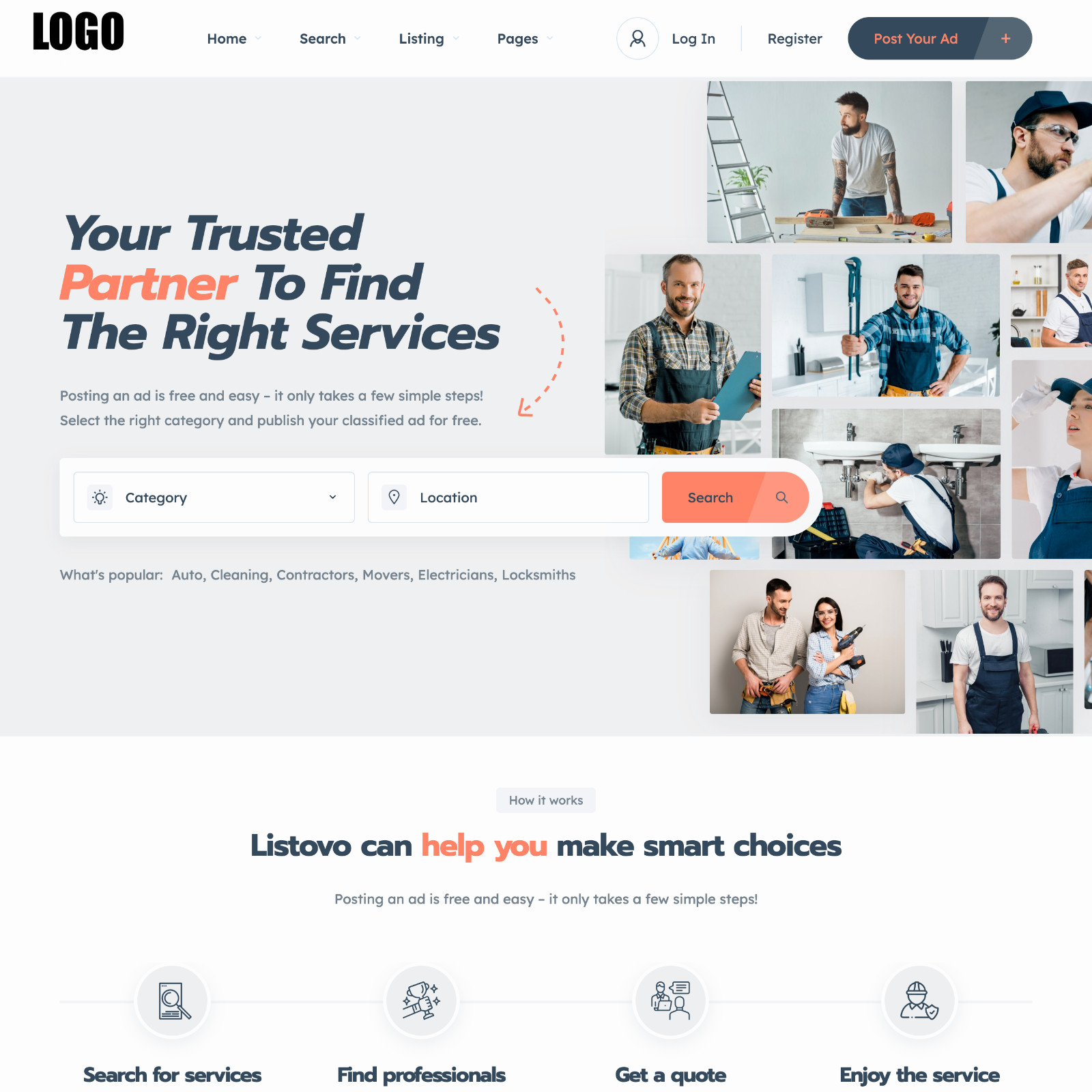 🚀 Service Listings Website Design for Sale – Free VPS Web Hosting Included 🔥