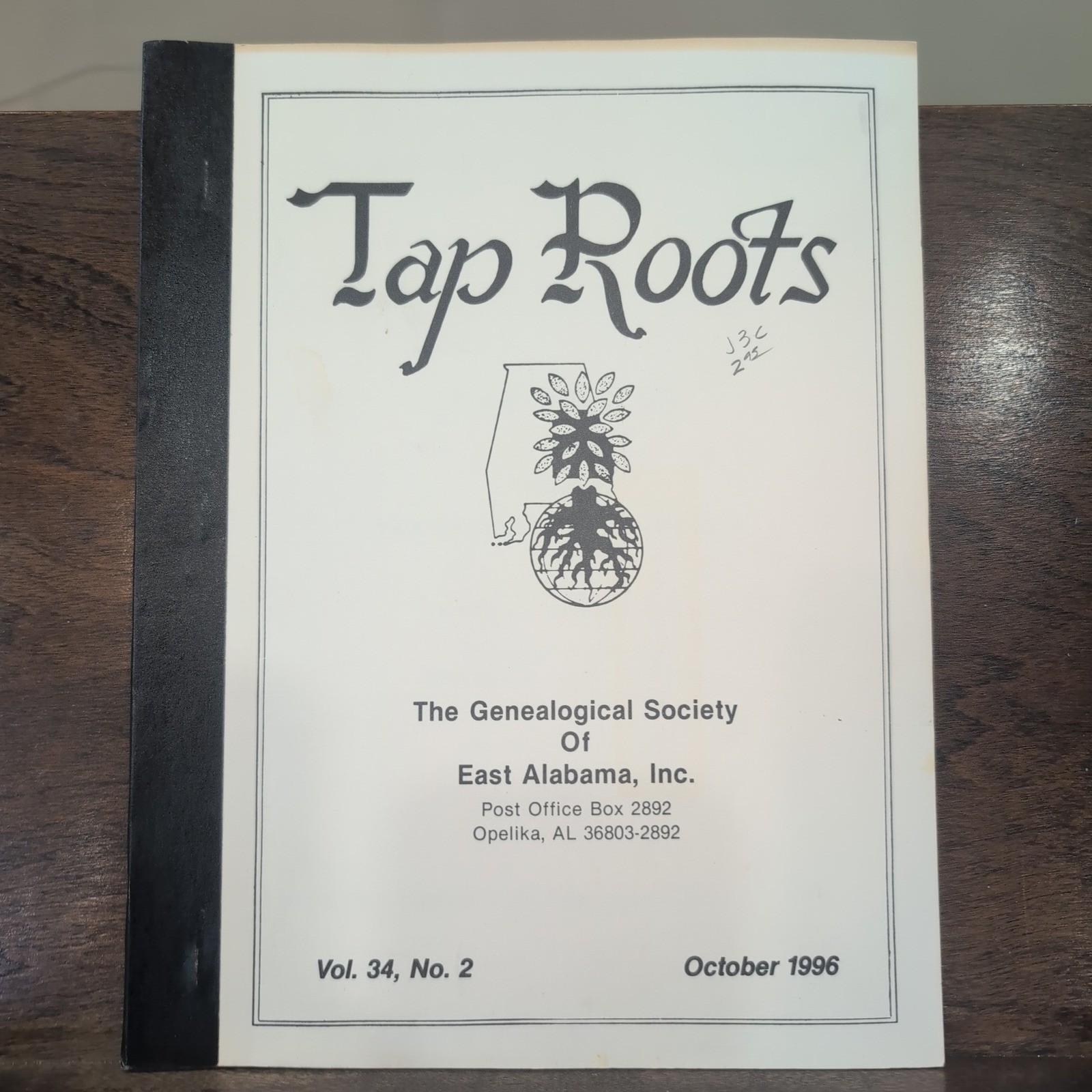 Tap Roots Genealogical Society East Alabama Vol 34 No 2 October 1996