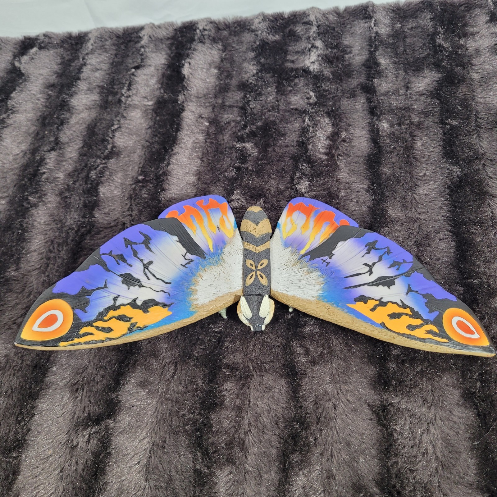 Toho 2002 Rainbow Mothra 10” Bandai figure Godzilla Kaiju Soft Vinyl