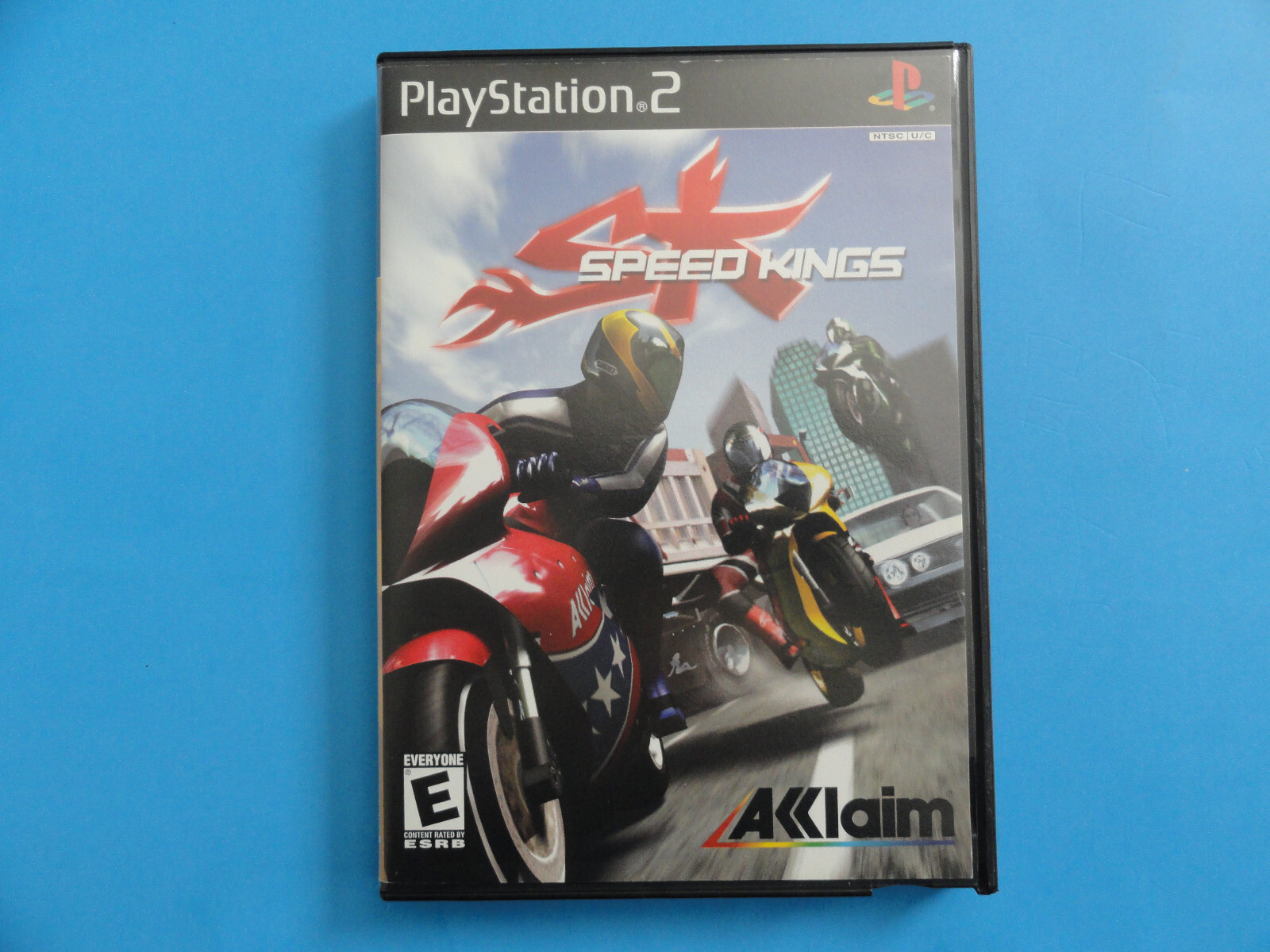 PS2 SPEED KINGS - ORIGINAL COVER ART IN BLOCKBUSTER VIDEO CASE