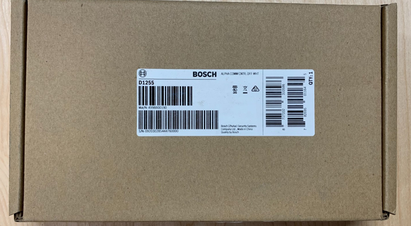 Bosch D1255 Security Keypad Fluorescent Off-White SDI MPN 4998800190 Control