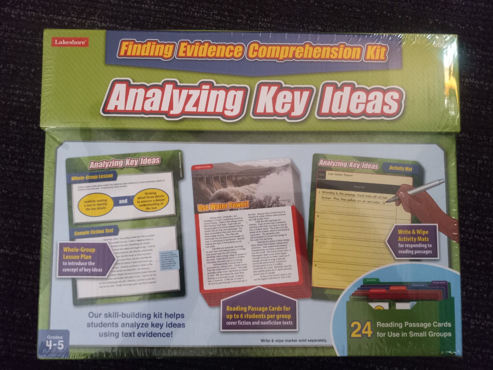 Lakeshore Finding Evidence Home School Kit Analyzing Key Ideas Grades 4-5