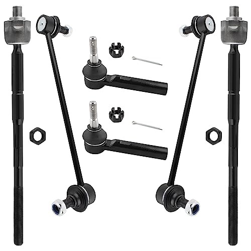  6pcs Front Sway Bars Inner Outer Tie Rods Fit for Dodge Journey 2009 2010 