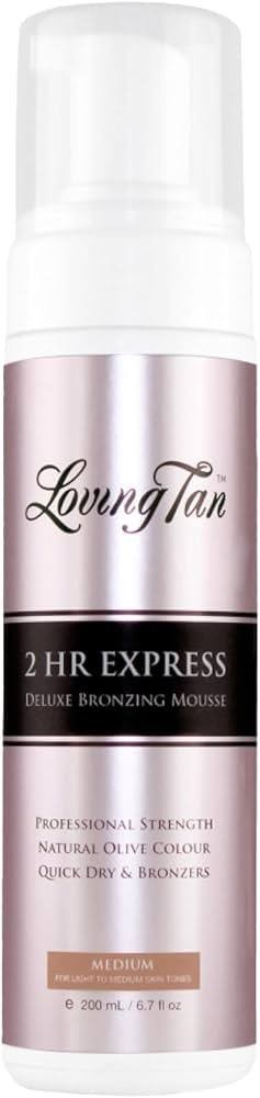 Loving Tan 2HR Express Deluxe Bronzing Mousse Medium Self Tanner