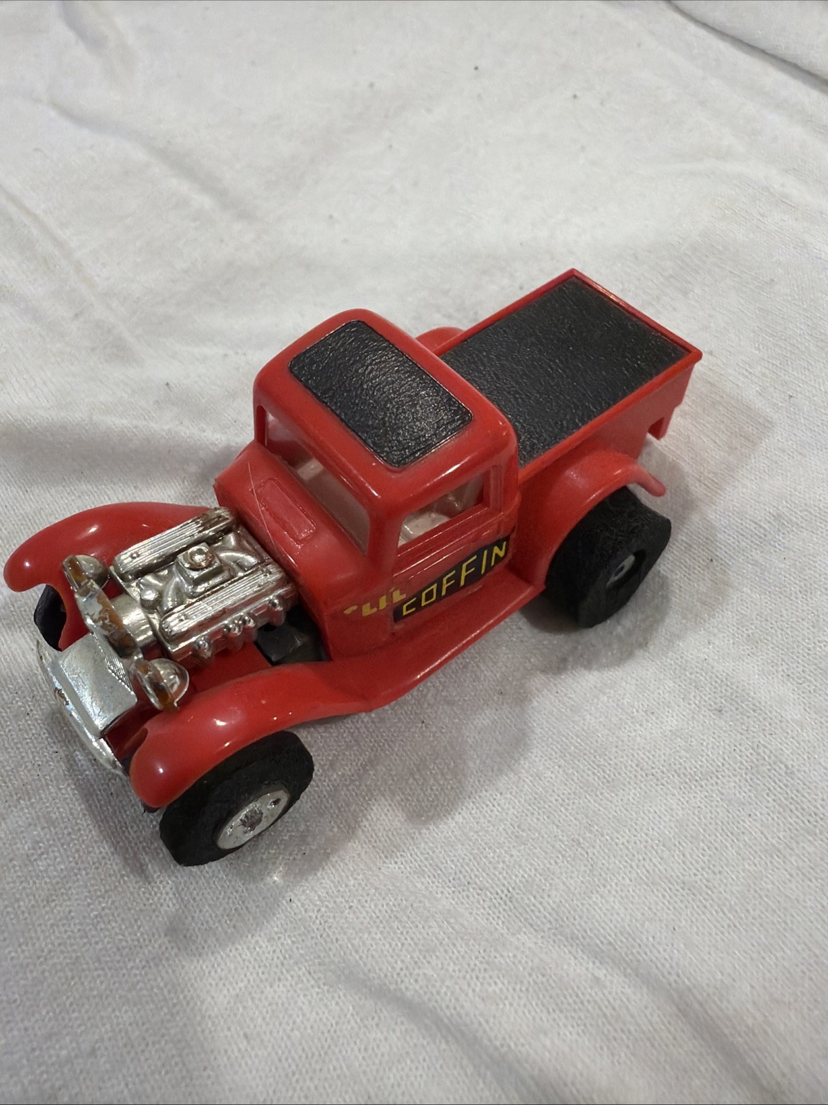 Original HO Aurora Thunderjet 500 Red 32 Ford Pick-up #1421, Nice
