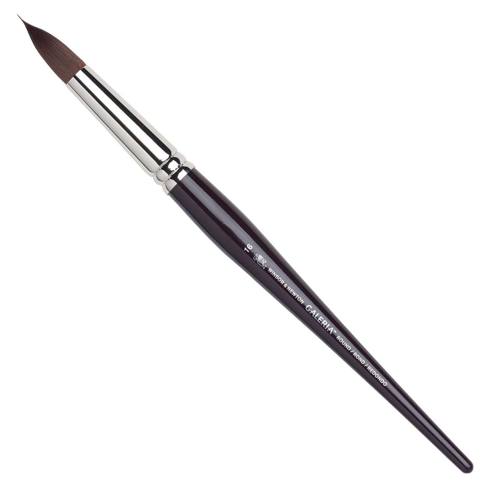 Winsor & Newton Galeria Round Short Handle Brush Size 16 Acrylic Oil Watercolor