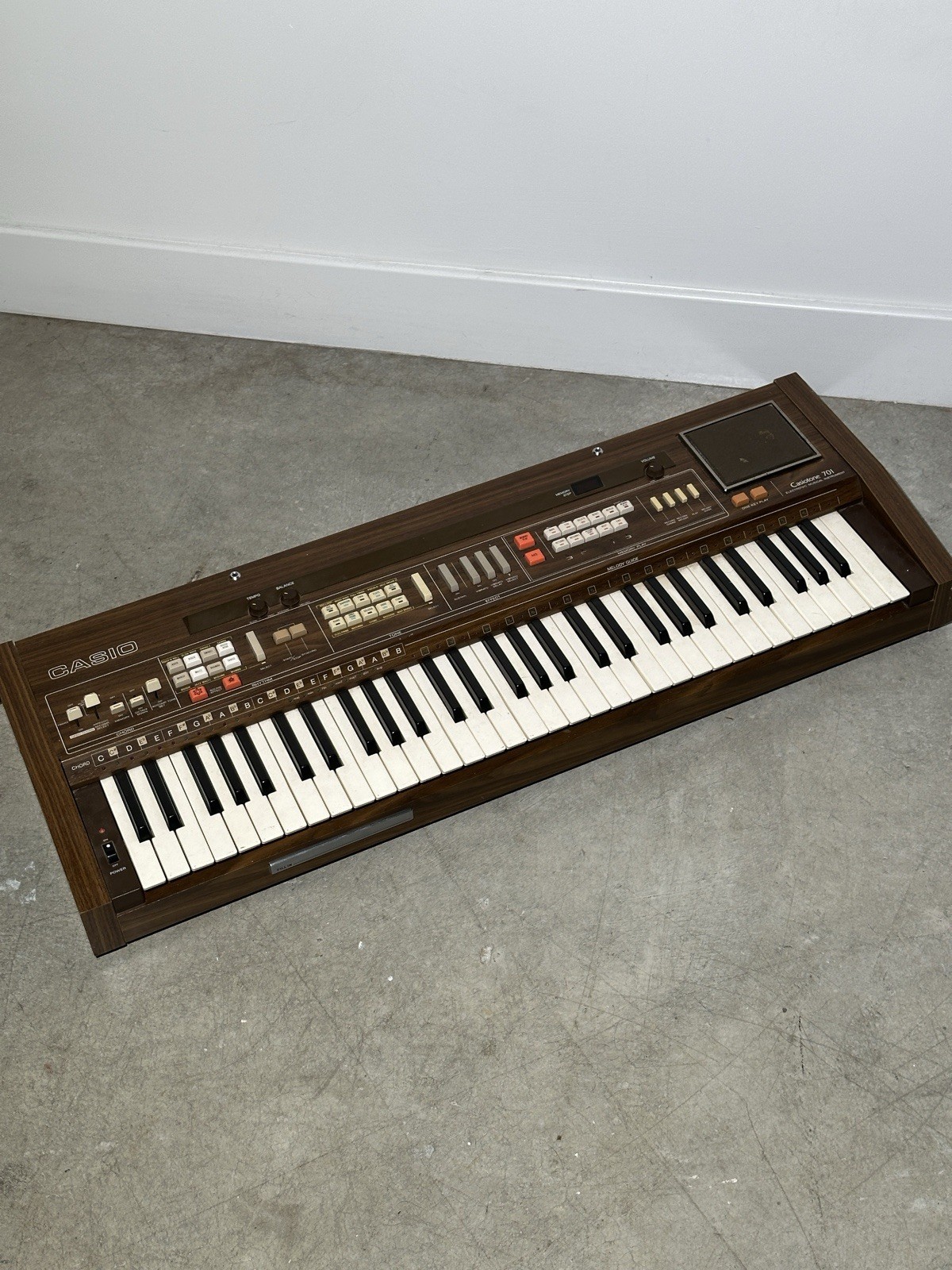 Casio Casiotone 701 Electronic Keyboard Vintage Synthesizer Drum Machine Analog 